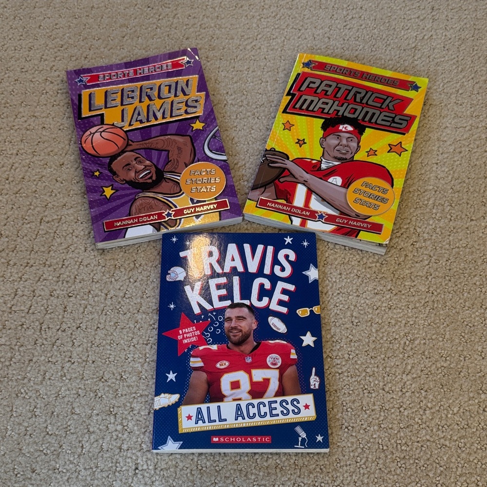 Trio of sports biographies for kids